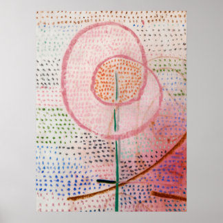 Poster Blossoming by Paul Klee Numériquement Restauré