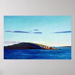 Poster Blubber Island, Maine par Newell Convers Wyeth