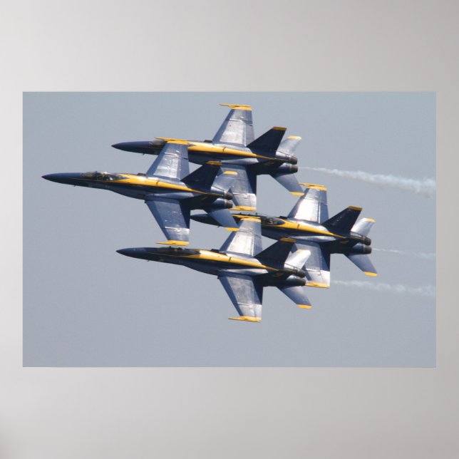 Poster Blue Angels Pensacola Floride (Devant)