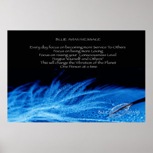 Poster Blue Avian
