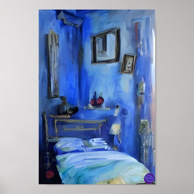 POSTER BLUE BOUDOIR (Devant)