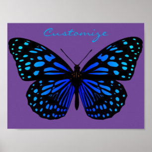 Poster Blue butterfly Thunder_Cove