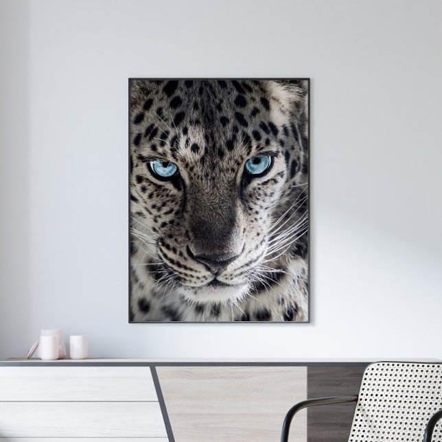 Poster Blue Eyed Leopard (Créateur téléchargé)