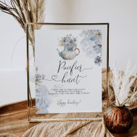Blue floral tea party Jeu de chasse pacifique Post