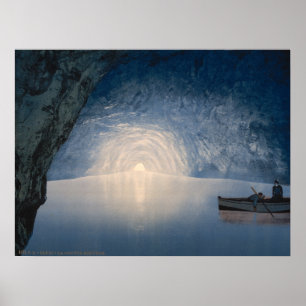 Poster Blue Grotto, Island of Capri, Campania, Italy