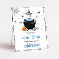 Blue Halloween Baby est Brassant Enveloppe Station