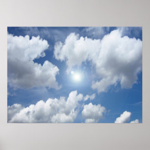 Poster Blue Heaven Nuages + vos idées