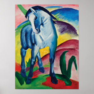 Poster Blue Horse I par Franz Marc