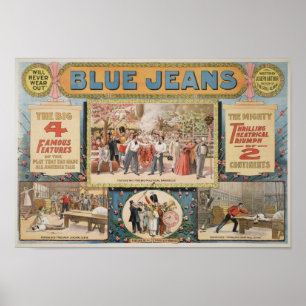 Poster Blue Jeans, par Joseph Arthur