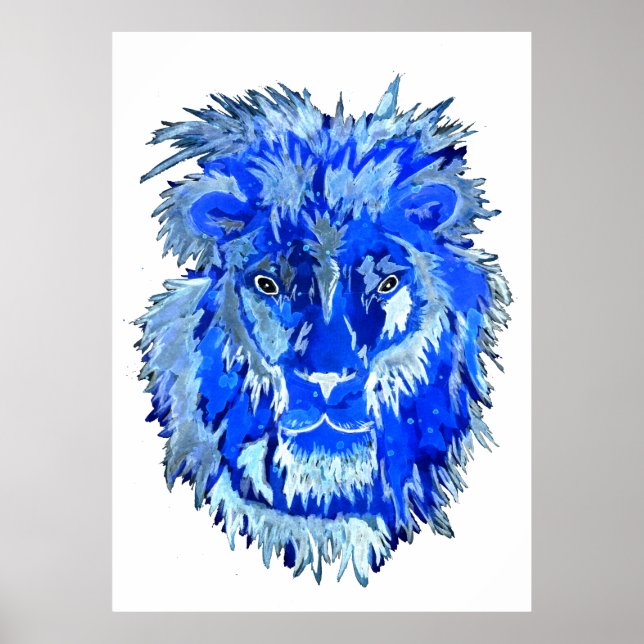 Poster Blue Lion Spirit (Devant)