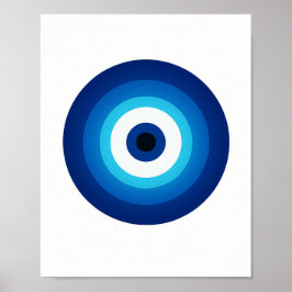 Poster Blue Nazar Wall Art - Bouclier votre espace dans l