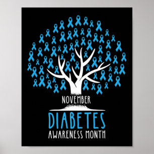 Poster Blue Ribbon Tree