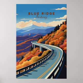 Poster Blue Ridge Parkway