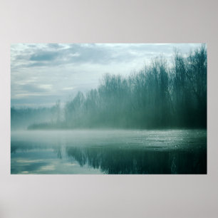Poster Blue River Mist