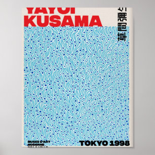 Poster Blue Yayoi Kusama