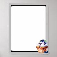 Blueberry Cupcake personnalisable