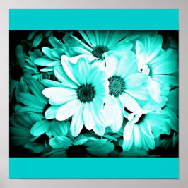 Poster-Blume-gestrichene Blume 15 Poster