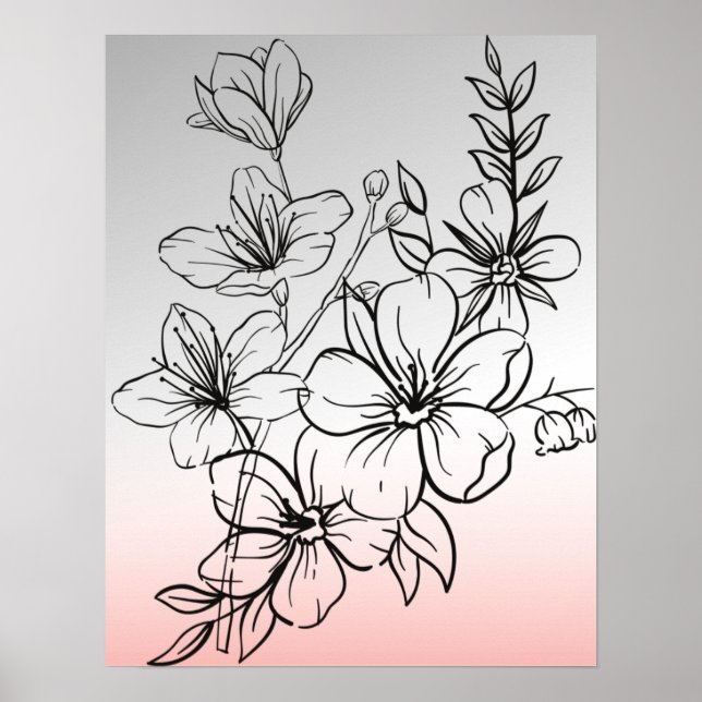 Poster Blumen (Devant)