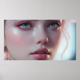 Poster Blurred Girl Portrait 5