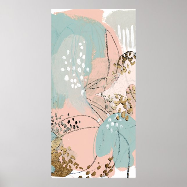 Poster Blush & Gold I (Devant)