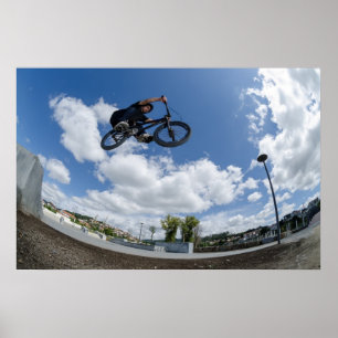 Poster Bmx big air saut