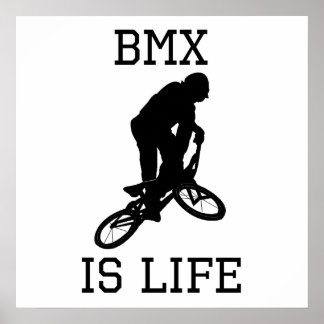 Poster BMX est la vie