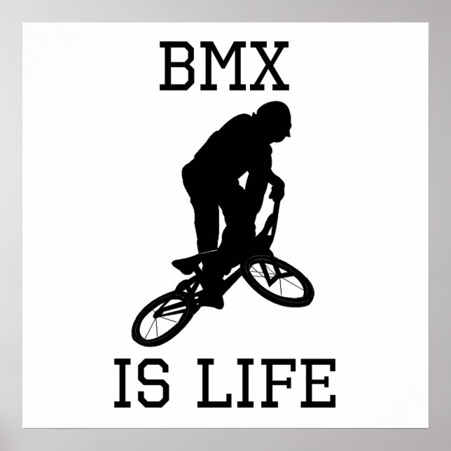 Poster BMX est la vie (Devant)