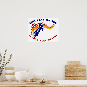 Poster BMX / MOTOCROSS PATRiotique USA