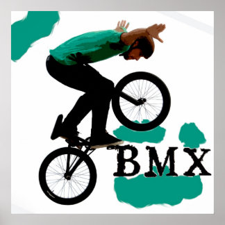 Poster BMX Soaring, Copyright Karen J Williams
