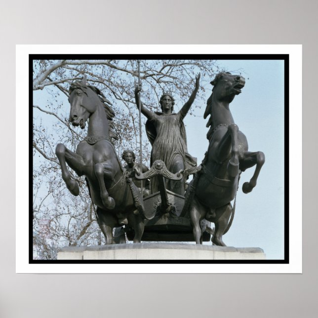 Poster Boadicea, années 1850 (bronze) (voir aussi 33580) (Devant)