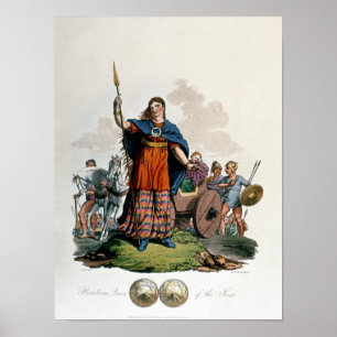 Poster Boadicea, reine de l'Iceni