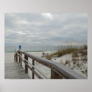 Poster Boardwalk à Sugary White Sands