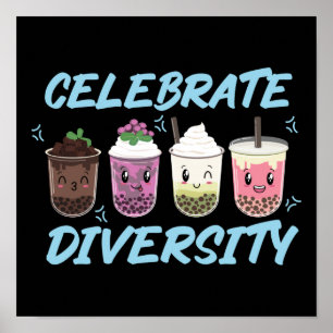 Poster Boba Tea de Bubble célèbre la diversité LGBT Pride