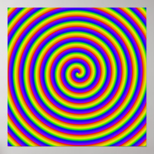 Poster bobine arc-en-ciel