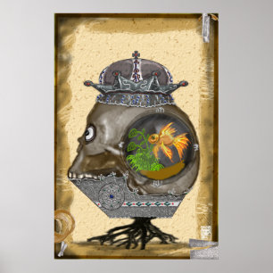 Poster bocal à poissons