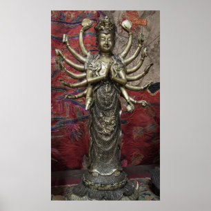 POSTER BODHISATTVA MILLE ARMÉS KANNON