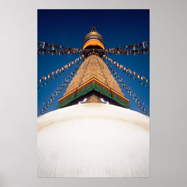 Poster Bodhnath Stupa (Devant)