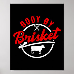 Poster Body By Brisket - Funky Bbq Smoker & Grilling
