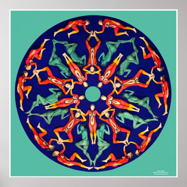 Poster Body Mandala by Johannes Stötter (Devant)