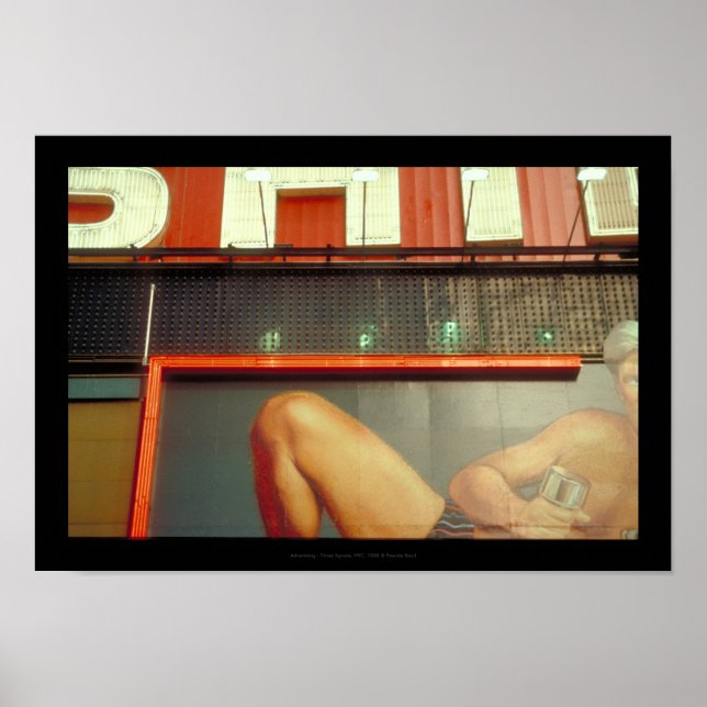 Poster Bodybuilding Fitness Publicité Temps Carré NYC 2 (Devant)