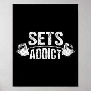 Poster Bodybuilding Gym Fitness entraînement Lifting Love