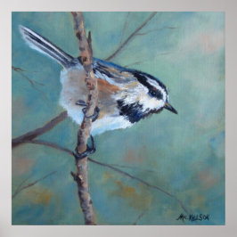Poster Boeuf d'art en chickadee Imprimer