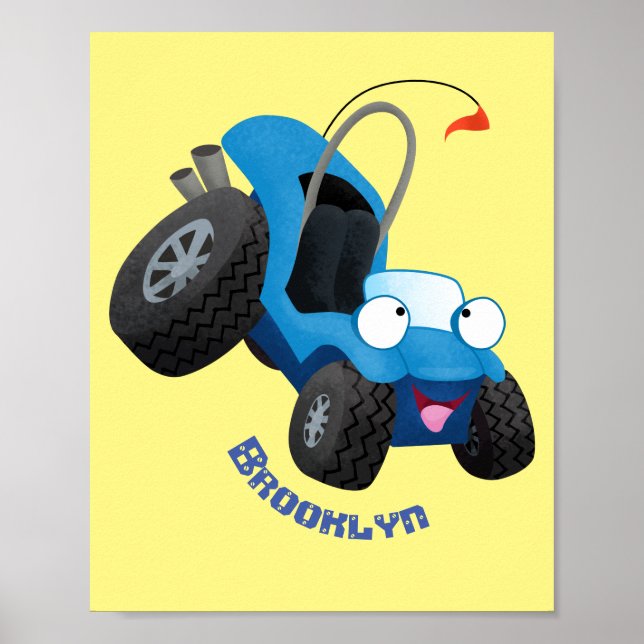 Poster Boggy dune mignonne hors route (Devant)