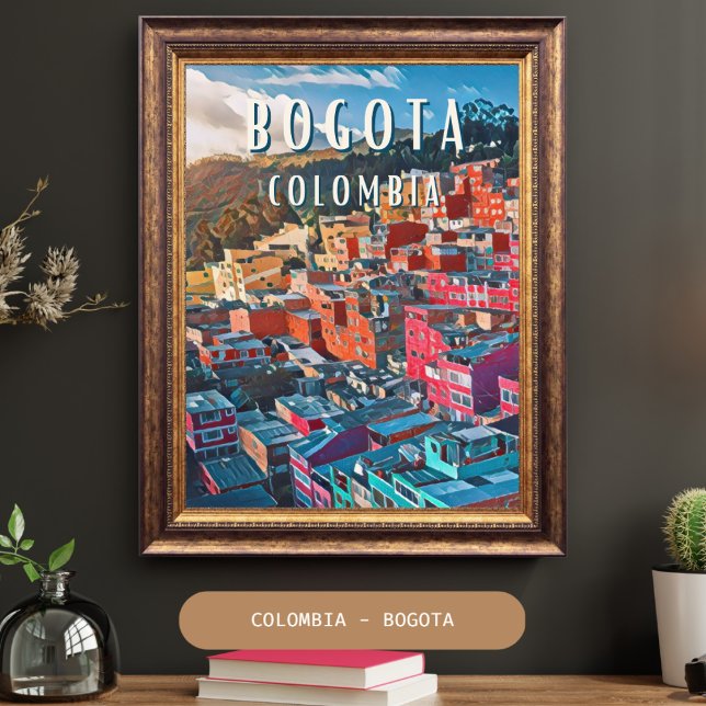 Poster Bogota : Capitale vibrante de la Colombie (Créateur téléchargé)