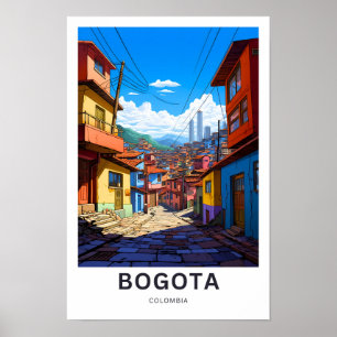 Poster Bogota Colombia Travel Print