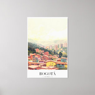 Poster Bogota Kolumbien Vintage Leinwanddruck