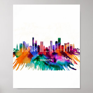 Poster Bogota Skyline