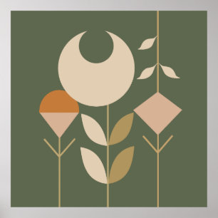 Poster Boho Abstrait Lily