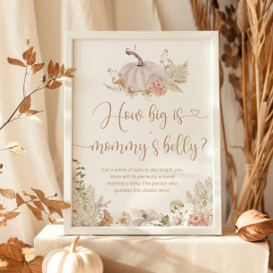 Poster Boho automne quelle taille est maman's ventre jeu