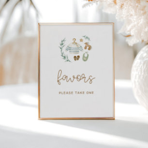 Poster Boho Baby shower neutre pour les femmes